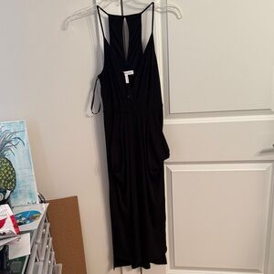 BCBGeneration Black Sleeveless Dress with Back Detail